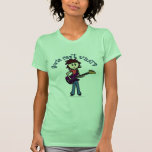 Fille légère de guitare basse t-shirts