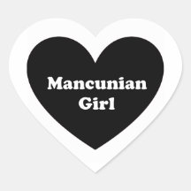 Fille mancunienne autocollants