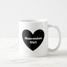 Fille mancunienne tasse à café
