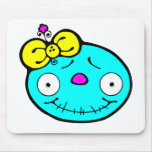 fille mignonne de squelette de bébé de cmyk tapis de souris