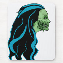 Fille Mousepad de zombi Tapis De Souris