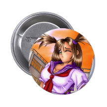 Fille Nikki d'école d'Anime Badges