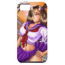 Fille Nikki d'école d'Anime Coque iPhone 5