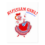 Fille russe ! cartes postales
