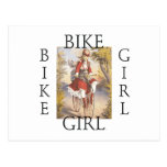 Fille SUPÉRIEURE de vélo Cartes Postales
