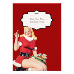 Fille vintage de pin-up des années 50 invitation