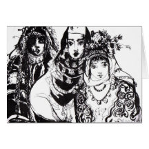 FILLES ANATOLIENNES CARTES DE VŒUX