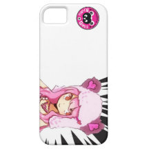 Filles d'Ajuku - CAS de l'ART IPHONE 5 de la FILLE Coques iPhone 5 Case-Mate