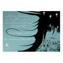 Filles d'Anime Cartes De Visite Personnelles