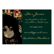 Filles d'Anime - Cartes De Visite Personnelles