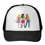 filles de mode casquettes de camionneur