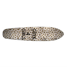 FILLES DU GEEK 4 SKATEBOARD CUSTOMISABLE