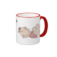 Filles jumelles de bébé tasse à café