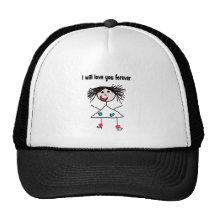 fillette casquettes de camionneur