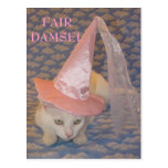 FILLETTE JUSTE DE DEMOISELLE CARTE POSTALE