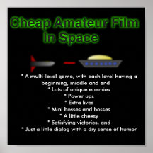 Film amateur bon marché en affiche 1 de l'espace