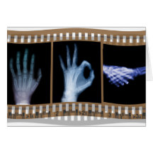 FILM DE LANGUE DES SIGNES DE RAYON X - POIGNÉE DE  CARTES DE VŒUX