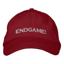 "FIN DE PARTIE ! ", PAC DE JOUEUR DE JEU DE PC CASQUETTE BRODÉE