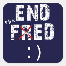 Finissez le Fed Autocollants