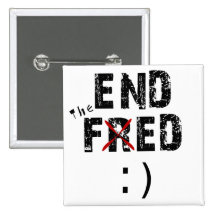 Finissez le Fred/extrémité le Fed Pin's Avec Agrafe