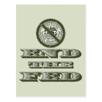 Finissez le libertaire de Fed Federal Reserve cartes postales