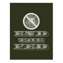 Finissez le libertaire de Fed Federal Reserve cartes postales