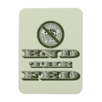 Finissez le libertaire de Fed Federal Reserve magnets
