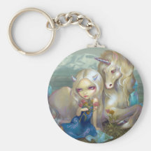 "Fiona et la licorne" Keychain Porte-clef