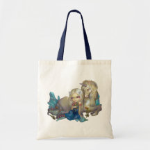 Fiona et la licorne METTENT EN SAC le cheval de fé