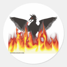 FireBird/Phoenix Autocollants Ronds