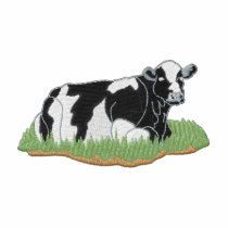 Fixation de vache polos brodés