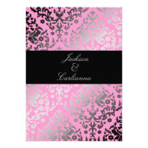 flamant de rose de la damassé 311-Dazzling Faire-parts