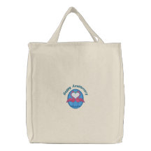 Flamants dans l'amour - sac fourre-tout personnali