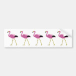 Flamants roses adhésif pour voiture