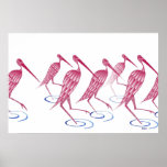 Flamingos Poster