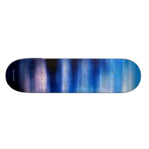 Flamme bleue planches à roulettes customisées