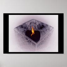 flamme de clignotement posters