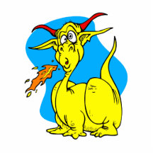 Flamme Sneezer Dragon.png jaune Photo Sculptures