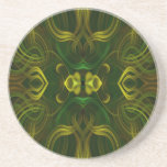 flamme verte dessous de verre