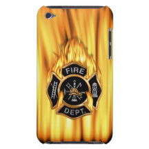 Flammes de corps de sapeurs-pompiers coque iPod touch 