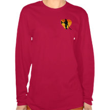 Flammes d'un amour de pompiers t-shirt