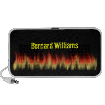 Flammes Haut-parleur Ordinateur Portable