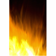 Flammes, jaune, rouge, noir photo en relief