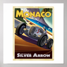 Flèche argentée de DMoore Posters