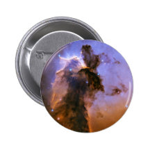 Flèche de gaz dans l'espace de nébuleuse d'Eagle Badge