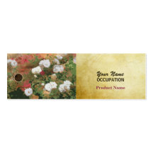 FLEUR 102 - Prix à payer de marchandises Modèle De Carte De Visite