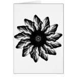 fleur #2 d'aile d'insecte carte de vœux
