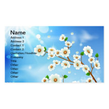 Fleur abstraite 1 cartes de visite professionnelles