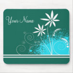 Fleur abstraite Mousepad Tapis De Souris