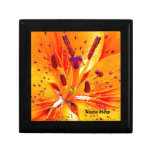 Fleur Artsy orange lumineuse GiftBox - personnalis Coffrets Cadeaux